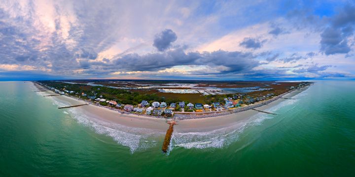 Folly Beach Panorama Rick Berk Photography Photography Places