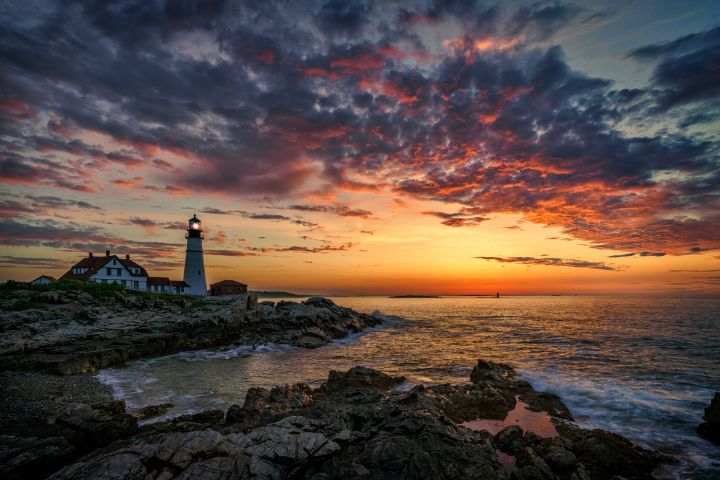 Spring Dawn Portland Head Light Rick Berk Photography Photography