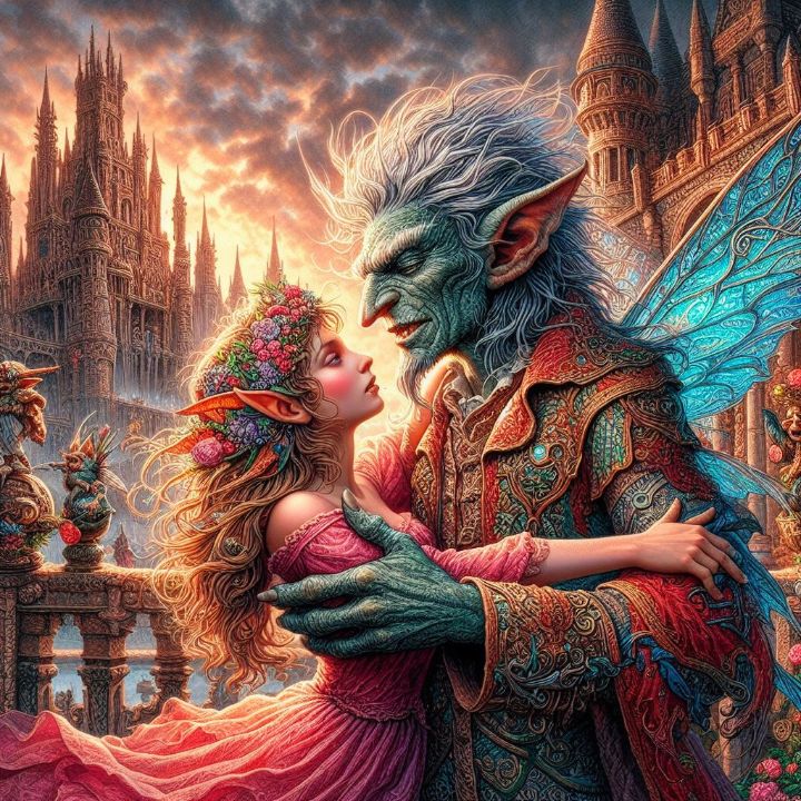 ELF GOBLIN FANTASY Fantasy Digital Art AI Fantasy Mythology