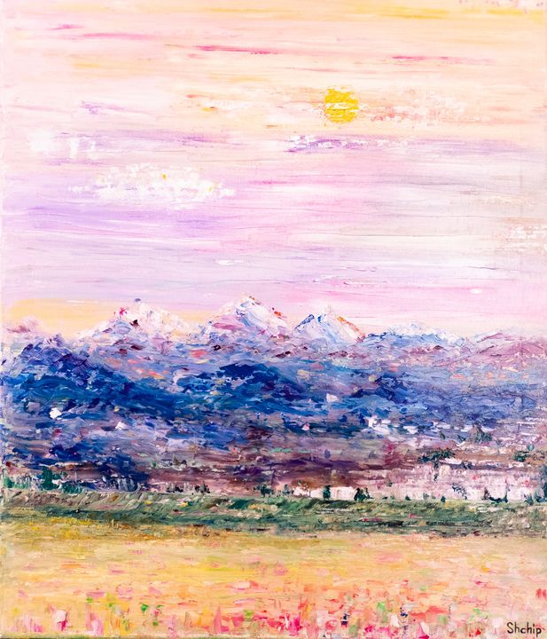 Sunny Valley Natalia Shchipakina Paintings Prints Landscapes