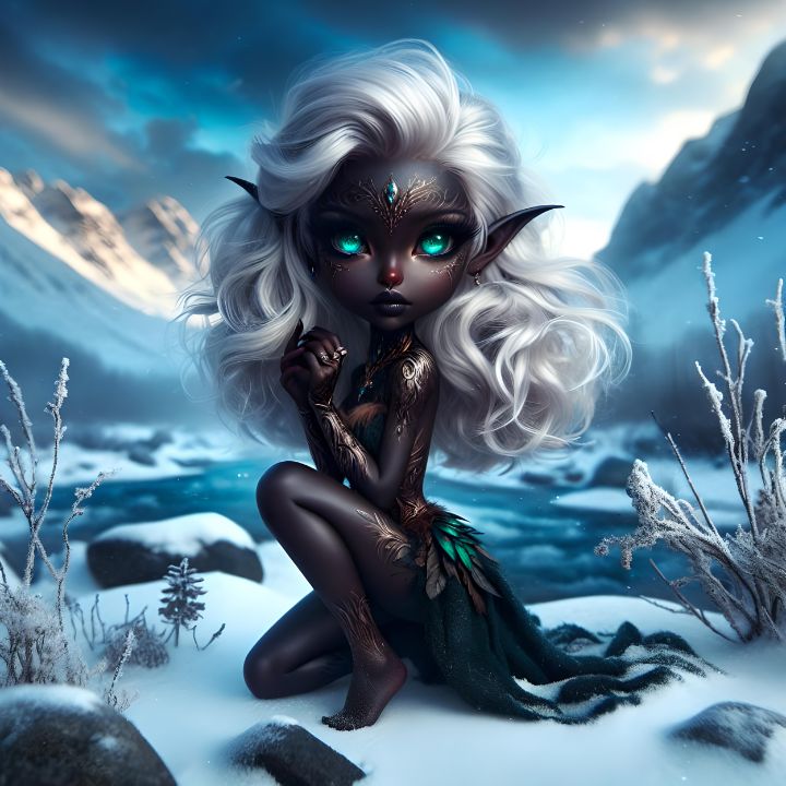 Dark Elf Wildly Wicked Artworks Digital Art Ai Fantasy