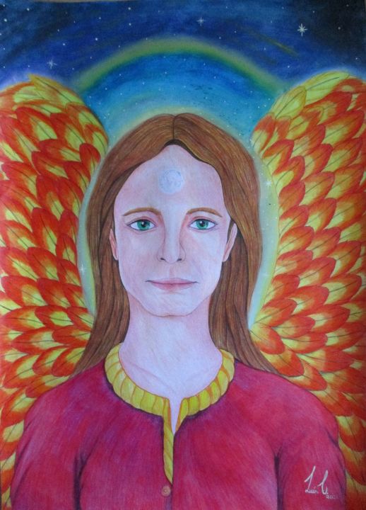 Archangel Uriel SuperVida Paintings Prints Religion Philosophy