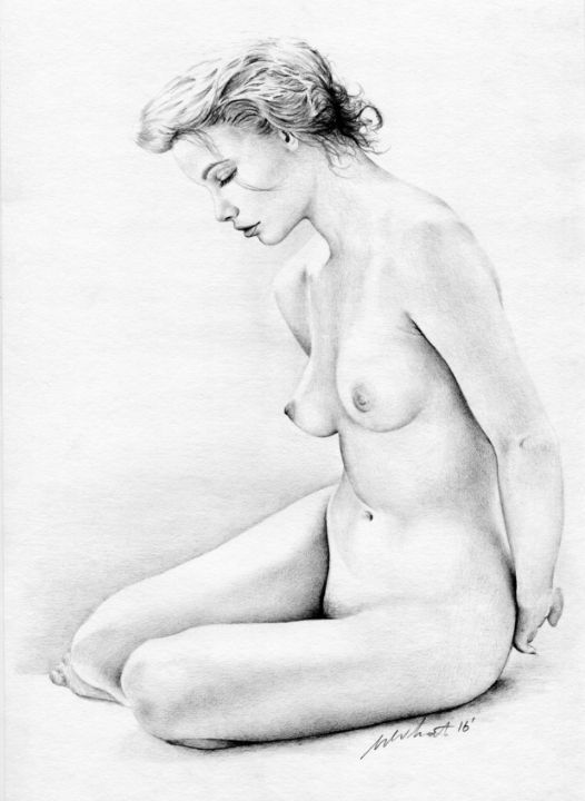 Nude Study 1 Wally S Art World Drawings Illustration People