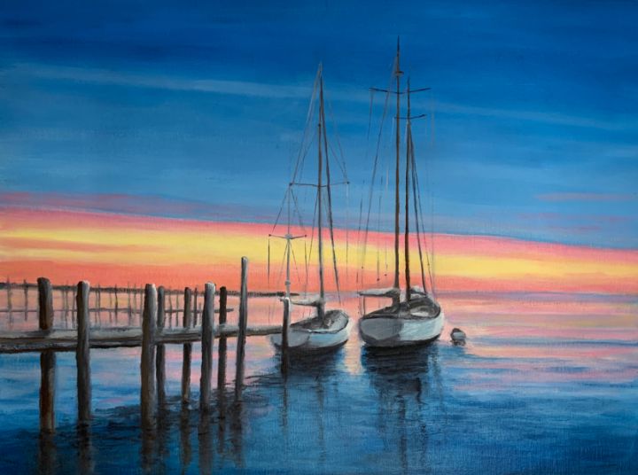 Sunrise On The Vineyard Michael Mcgrath Art Paintings Prints