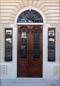 Traditional entrance door