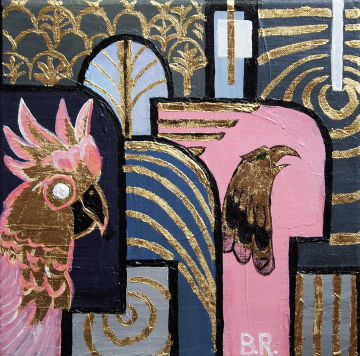 Art Deco Composition Boris R Paintings Prints Abstract Geometric Artpal