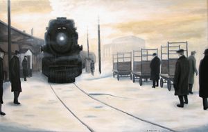 Arriving at Union - Dave Rheaume Artist