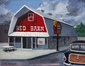 The Red Barn - Dave Rheaume Artist