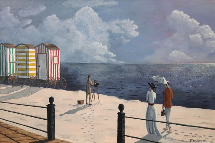 Beachside Stroll - Dave Rheaume Artist - Paintings & Prints, Landscapes ...