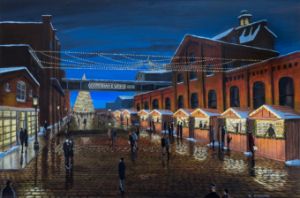 Christmas in the Distillery District - Dave Rheaume Artist