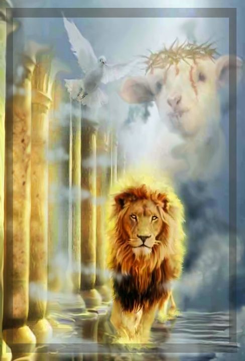 LION OF JUDAH - Prophetic art/SilentPreacher - Digital Art, Religion, Philosophy, & Astrology, Christianity, Scripture - ArtPal