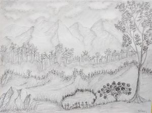 Rodidendrin Bush Landscape