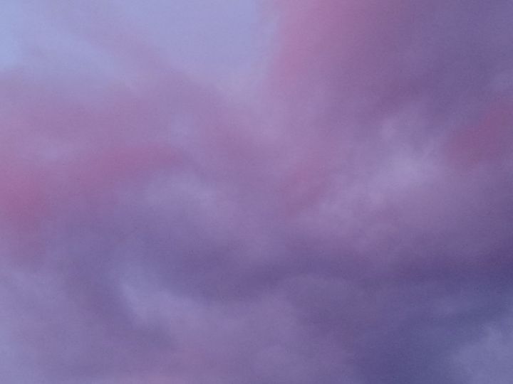 Purple sky - Landscape & Abstract Pencil Art