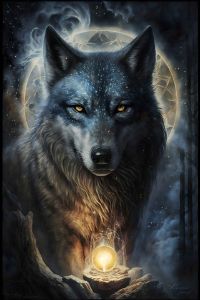 Wolf Beautiful Mysterious Magical