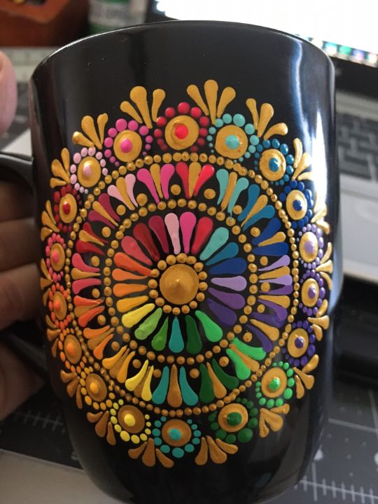 Ceramic Hand Painted Mug - Sumeez Creations