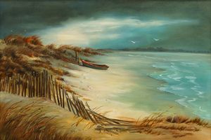 Beach Walk - The Art of Vonda Fletcher