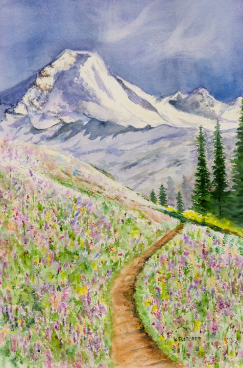 Mount Rainier - The Art of Vonda Fletcher