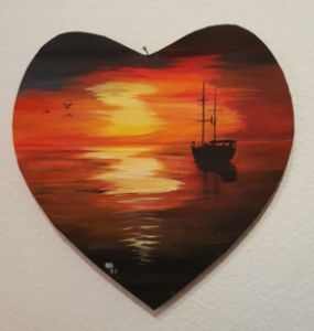 Sunset in the Heart - Heijdi's fantastic painted World