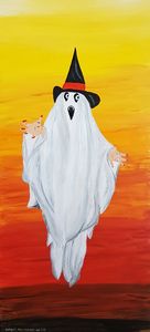 Happy Halloween ghost - Heijdi's fantastic painted World