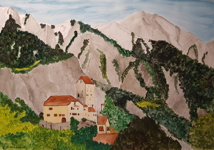 Schloss Sargans - Heijdi's fantastic painted World