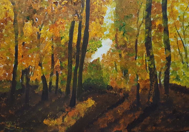 Autumn Forest Heijdi S Fantastic Painted World Paintings Prints   580 21 7 16 14 49 26m 