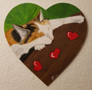 Camu in  the Heart - Heijdi's fantastic painted World