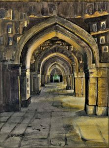 Stone Archway Corridor - Mistify