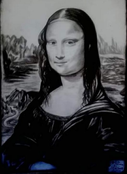 The Mona Lisa - GLR LEGACY ART - Drawings & Illustration, People
