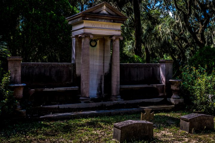 Wilcox Tomb at Bonaventure - James L Bartlett Photography