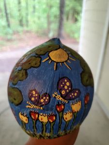 Coconut Art,how to make Coconut Art,Craft 