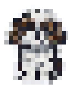 pixel art tête de loup