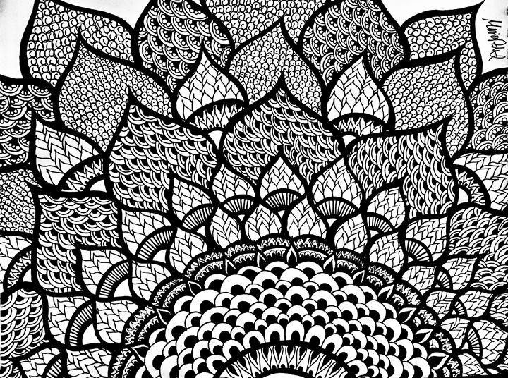 Coloring : Large Flower Coloring Pages Simple G Flowers Print Adult Book Big  Beautiful Printable Page… | Easy flower drawings, Flower coloring pages,  Coloring pages