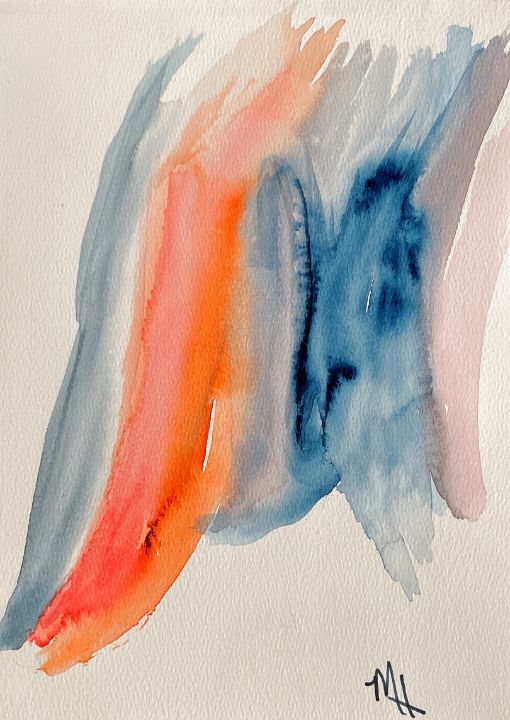 Howl - Maria Hastreiter- abstract watercolor