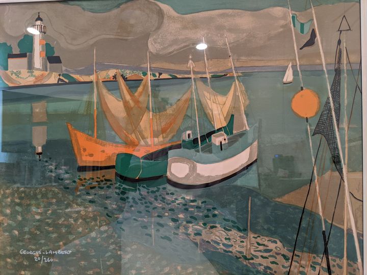 BOATS by George Lambert 20/260 - Spiritualism and Mysticism - Paintings ...