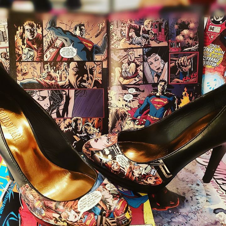 Art on heels-vintage/Super Girl - Define Beauty