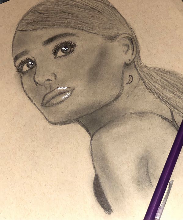 Ariana Grande Drawing by James Forsyth - Fine Art America