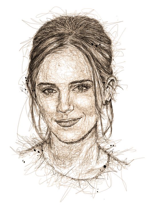 MaasArt - Here's my new drawing of @emmawatson - whom ive drawn probably  more than anyone else in this 