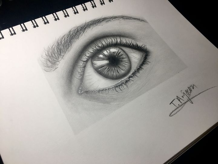 How to draw a realistic eye step by step – YouTube | Realistisches auge,  Augen zeichnen, Augen kunstwerk