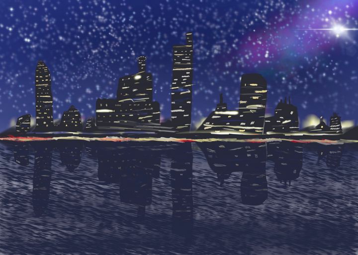 City Of Stars - Archiliart - Drawings & Illustration, Landscapes