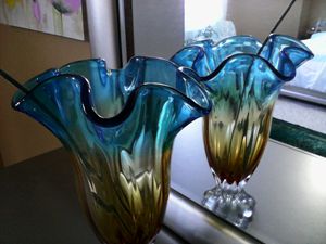 Fantastic blue Vases
