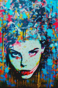 Graffiti Girl | street art aesthetic