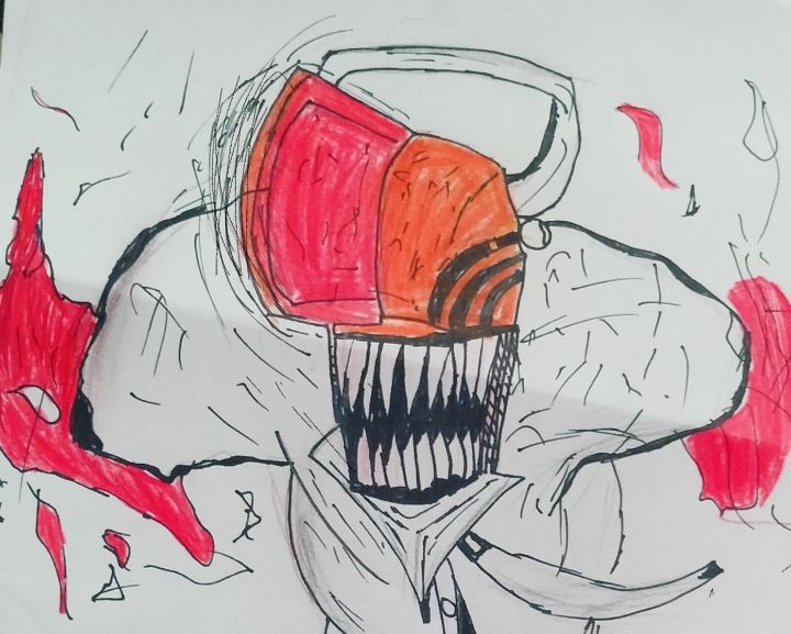 Chainsaw man rush - domain expansion - Drawings & Illustration