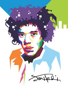 Jimi Hendrix (Pop Art)