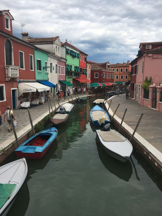 Canals in Burano, Italy - Megan and Austin's Art
