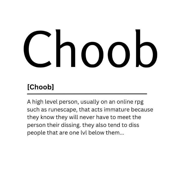 Choob Dictionary Definition - Kaigozen - Digital Art, Humor