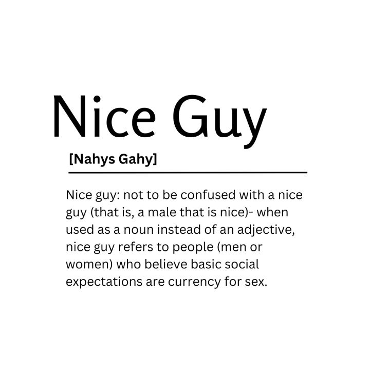 Nice Guy Dictionary Definition Kaigozen Digital Art AI Humor 