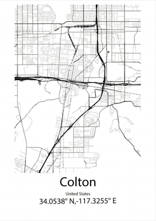 Colton, United States Map - Kaigozen - Drawings & Illustration, Places ...
