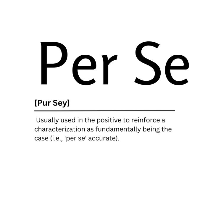 Per Se Dictionary Definition Kaigozen Digital Art AI Humor