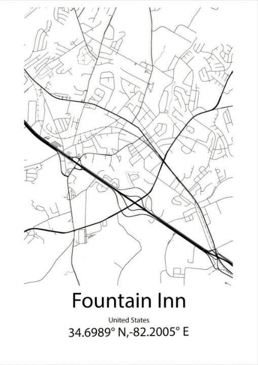 Fountain Hills, United States Map - Kaigozen - Drawings & Illustration ...