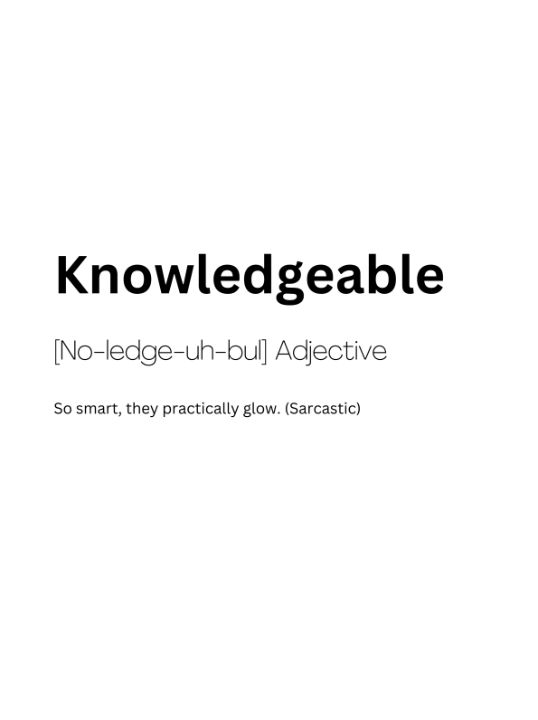 Knowledgeable Dictionary Definition - Kaigozen - Digital Art & AI ...